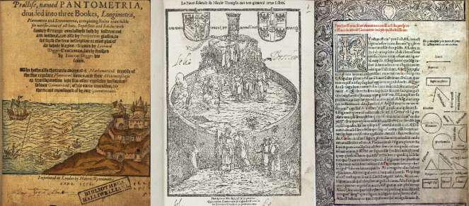 Three images from early works in Augustus de Morgan collection