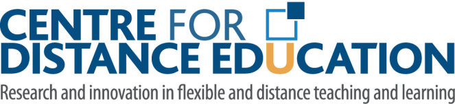 Centre for Distance Education logo horizontal