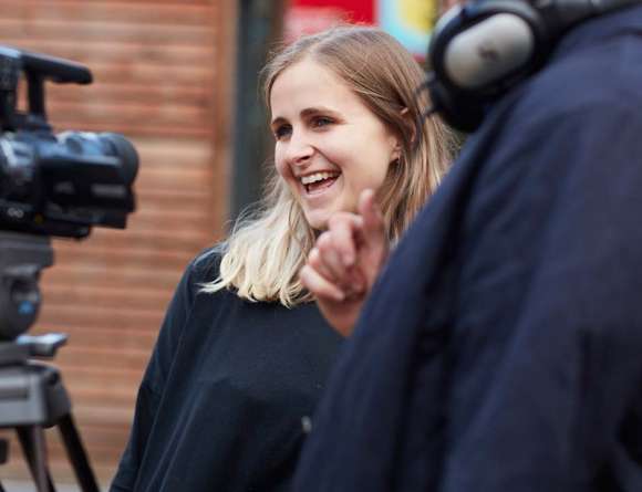 Being interviewed for the Student Blog